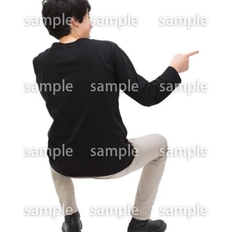Cutout People　日本人カジュアル　BB_420