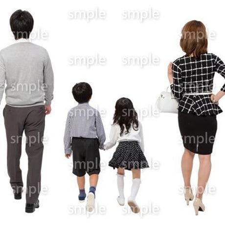 Cutout People　4人ファミリー　GG_215