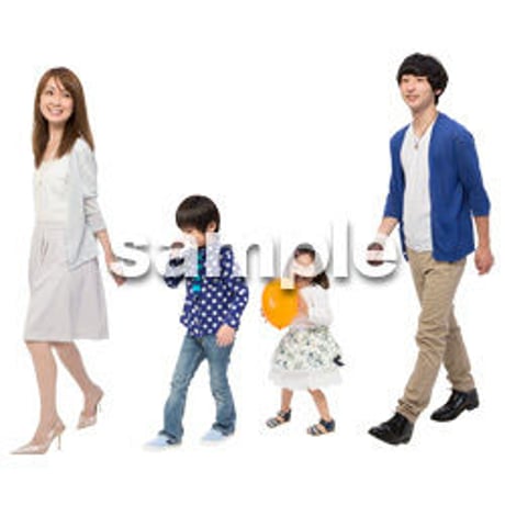 Cutout People　4人ファミリー　GG_252