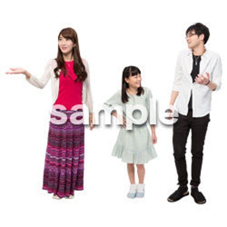 Cutout People　ファミリー　II_186