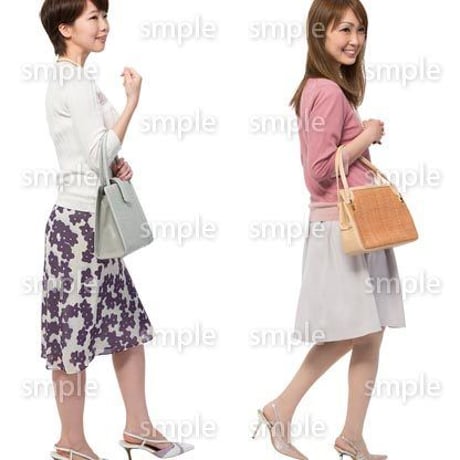 Cutout People　女性ペア　JJ_218