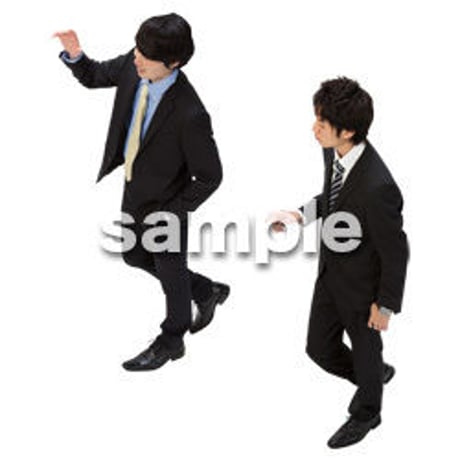 Cutout People　鳥瞰　人物　FF_007