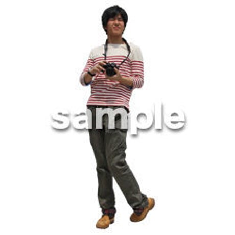 人物切抜き素材　レジャー・ショッピング編　L_312