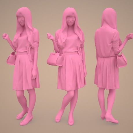 3D人物素材  [Posed]  079_Yui