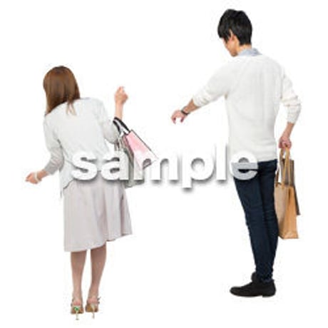 Cutout People　ショッピング　JJ_179