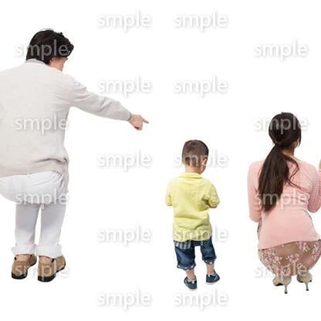 Cutout People　ファミリー　GG_175