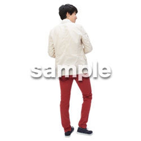 Cutout People　日本人カジュアル　BB_185