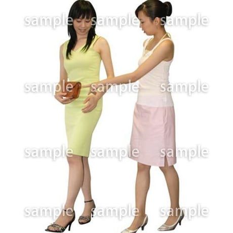 人物切抜き素材　夏服・フィットネス編　J_098