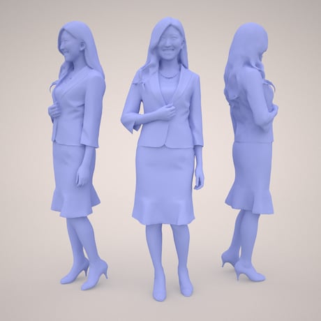 3D人物素材 [Posed]   055_Mao