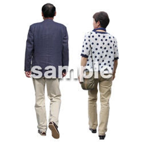 人物切抜き素材　シニアライフ編　R_085