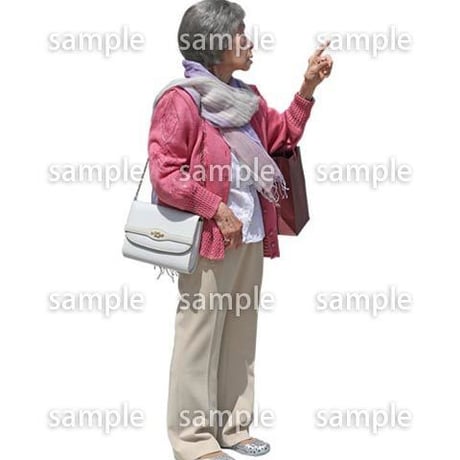 人物切抜き素材　シニアライフ編　R_132