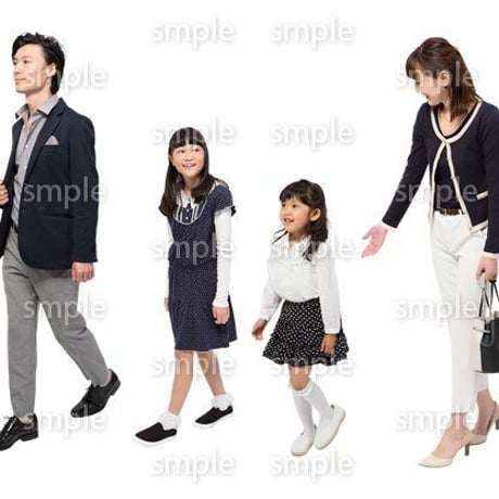 Cutout People　4人ファミリー　GG_207