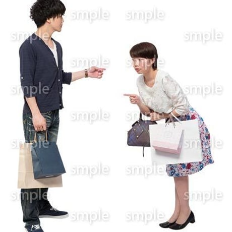 Cutout People　ショッピング　JJ_182