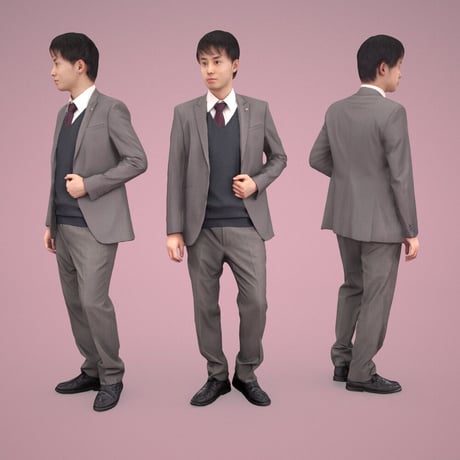 3D人物素材  [Posed]  103_Sota