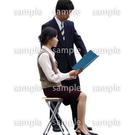 人物切抜き素材　男性女性編　A_057