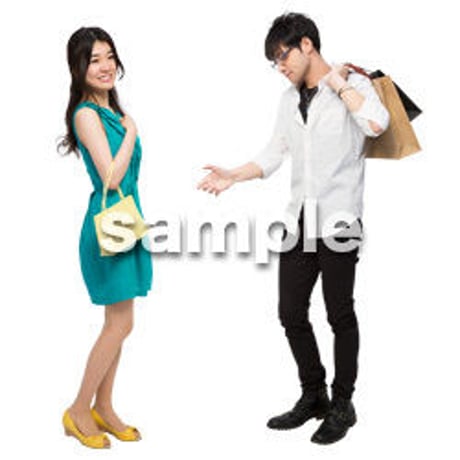 Cutout People　ショッピング　JJ_152