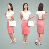 3D人物素材  [Posed]  099_Aya
