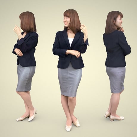 3D人物素材 [Posed]   013_Kana