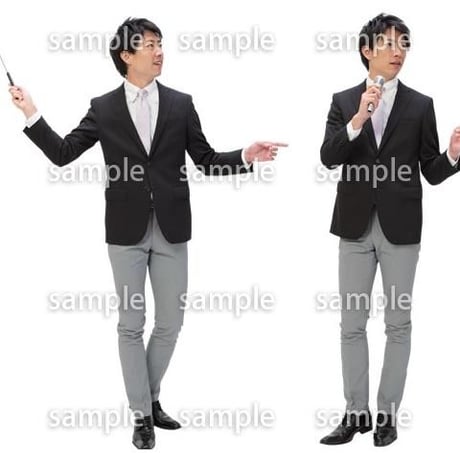 Cutout People　ビジネス-日本人　EE_036