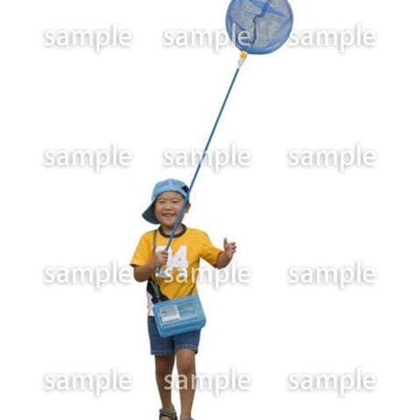 人物切抜き素材　夏服・フィットネス編　J_116