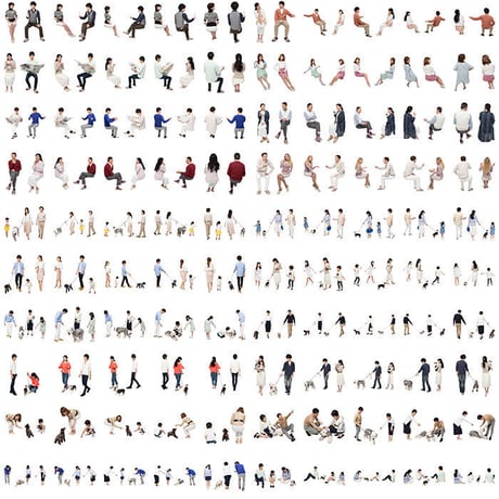 09Cutout People アットホーム[ダウンロード版]