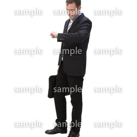 Cutout People　ビジネス　AA_127