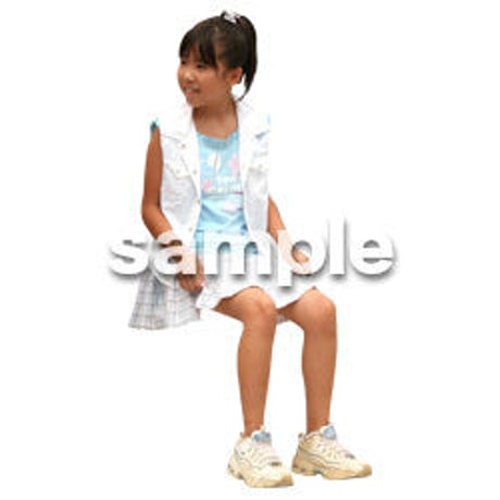 人物切抜き素材　夏服・フィットネス編　J_266