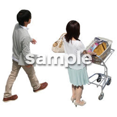 Cutout People　鳥瞰　人物　FF_164