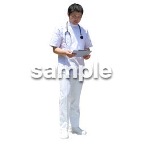 人物切抜き素材　シニア介護編　S_320
