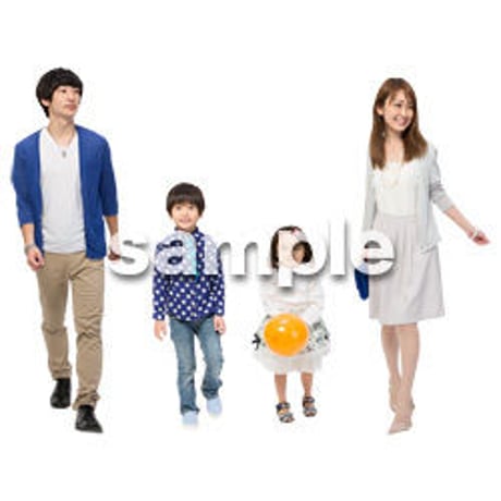 Cutout People　4人ファミリー　GG_251