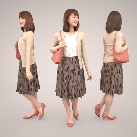 3D人物素材 [Posed]   019_Kana