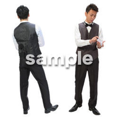 Cutout People　パーティースタッフ　DD_180