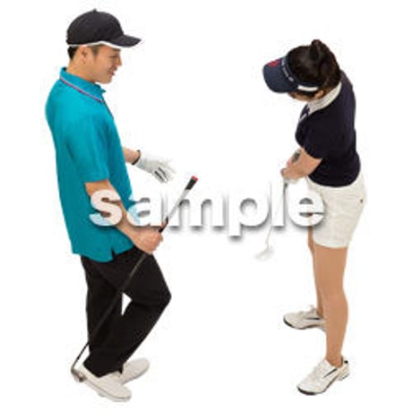 Cutout People　スポーツ 鳥瞰　CC_394