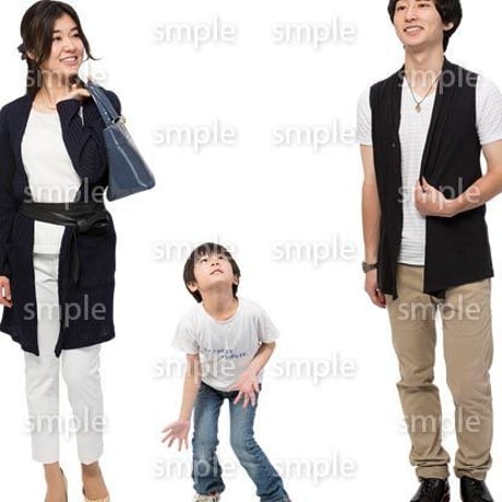 Cutout People　ファミリー　GG_086