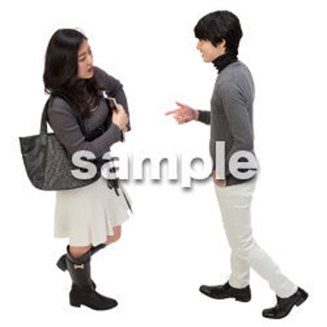 Cutout People　鳥瞰　人物　FF_098