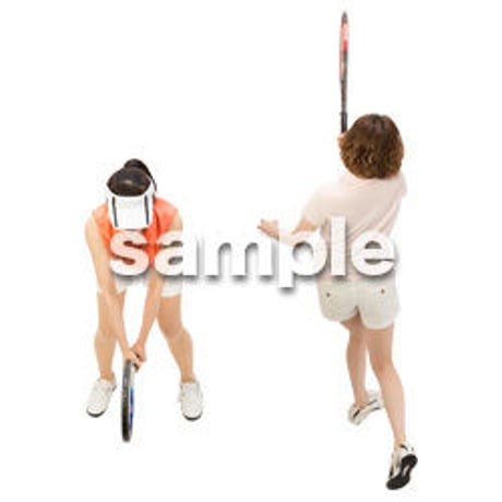 Cutout People　スポーツ 鳥瞰　CC_390