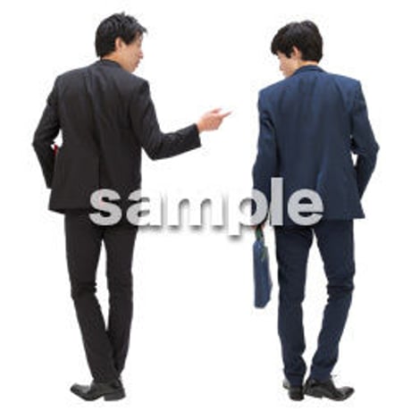 Cutout People　ビジネス-日本人　EE_150