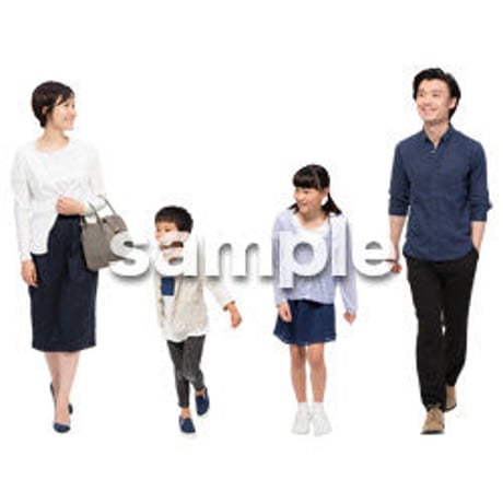Cutout People　4人ファミリー　GG_231