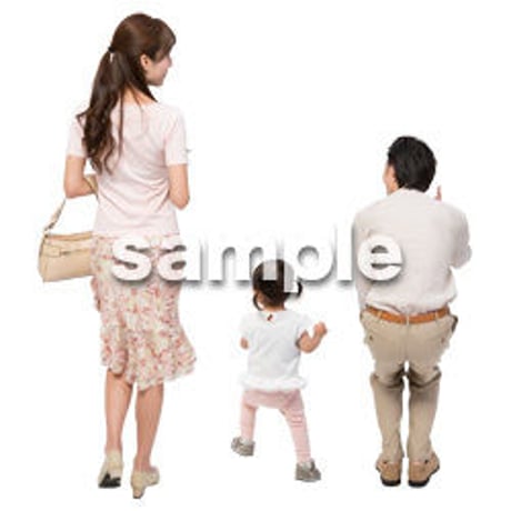Cutout People　ファミリー　GG_145