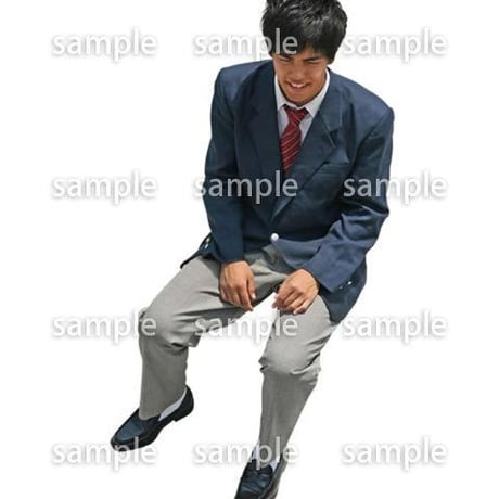 人物切抜き素材　キッズ・スクール編　鳥瞰　O_498
