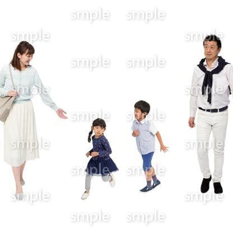 Cutout People　4人ファミリー　GG_321