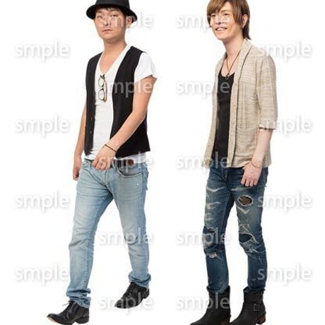 Cutout People　男性ペア　JJ_332