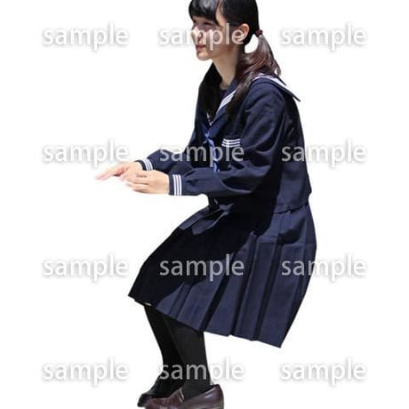 人物切抜き素材　キッズ・スクール編　O_407