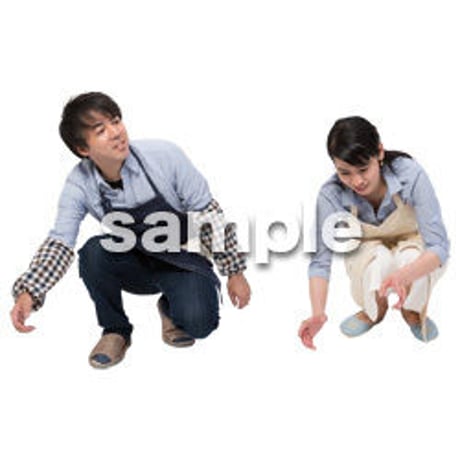 Cutout People　ガーデニング　II_176
