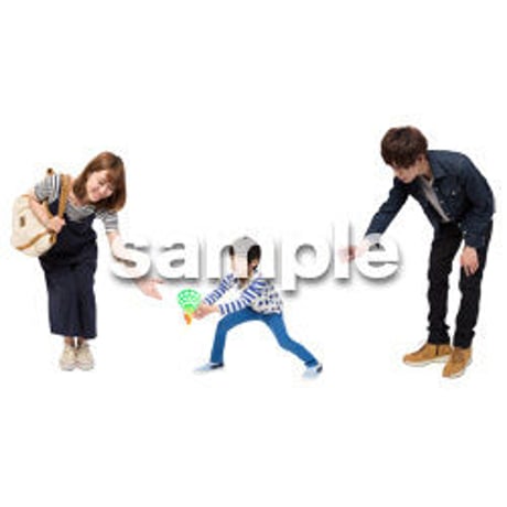 Cutout People　ファミリー　GG_182