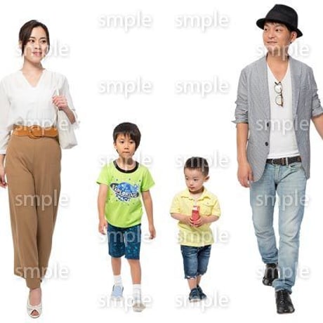 Cutout People　4人ファミリー　GG_281