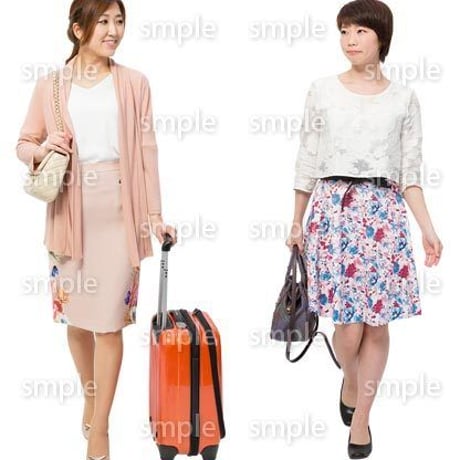 Cutout People　女性ペア　JJ_241