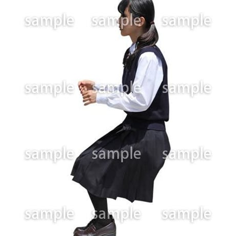 人物切抜き素材　キッズ・スクール編　O_413