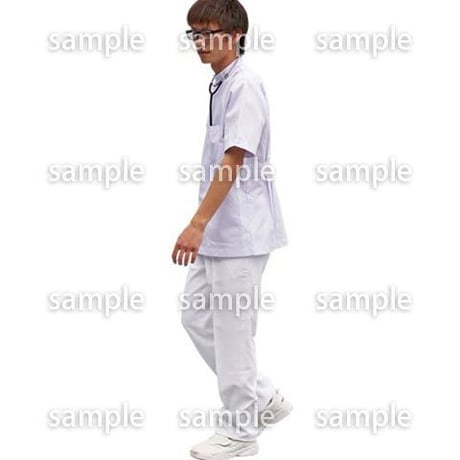人物切抜き素材　シニア介護編　S_327