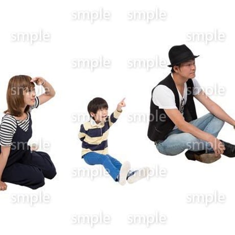 Cutout People　ファミリー　II_232
